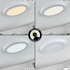 hofstein Panneau LED Canditas Blanc, 1 lumière