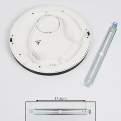 hofstein Panneau LED Canditas Noir, 1 lumière