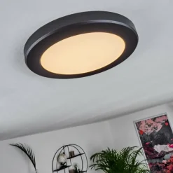 hofstein Panneau LED Canditas Noir, 1 lumière