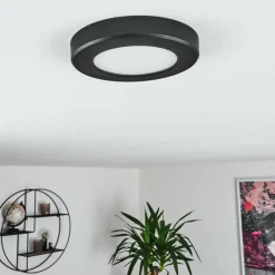 hofstein Panneau LED Canditas Noir, 1 lumière