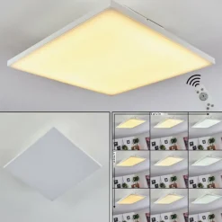 hofstein Panneau LED Cor Blanc, 1 lumière, Télécommandes