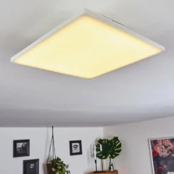 hofstein Panneau LED Cor Blanc, 1 lumière, Télécommandes