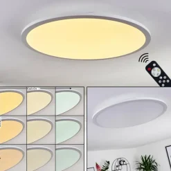 hofstein Panneau LED Sani Blanc, 1 lumière, Télécommandes