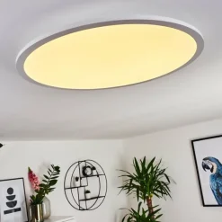 hofstein Panneau LED Sani Blanc, 1 lumière, Télécommandes