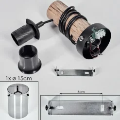 hofstein Parane Applique murale Écru, Noir, 1 lumière