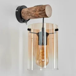 hofstein Parane Applique murale, Spot mural Écru, Noir, 1 lumière