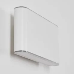 hofstein Paranhas Lampe murale d´extérieur, Luminaire de salle de bain, Luminaire Up & Down, Applique murale Blanc, 1 lumière