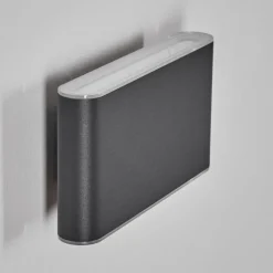 hofstein Paranhas Lampe murale d´extérieur, Luminaire de salle de bain, Luminaire Up & Down, Applique murale Anthracite, 1 lumière