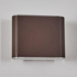 hofstein Paranhas Lampe murale d´extérieur, Luminaire de salle de bain, Luminaire Up & Down, Applique murale Rouille, 1 lumière