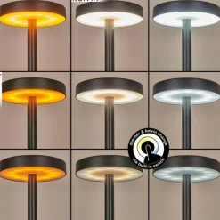 hofstein Parel Lampe de bureau, Lampe à poser LED Noir, 1 lumière