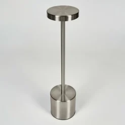 hofstein Parel Lampe de bureau, Lampe à poser LED Nickel mat, 1 lumière