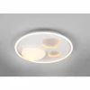 Luminaires Trio Pebble Plafonnier LED Blanc, 1 lumière, Télécommandes* Éclairage Led