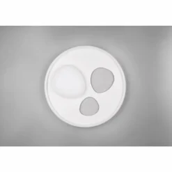 Luminaires Trio Pebble Plafonnier LED Blanc, 1 lumière, Télécommandes* Éclairage Led