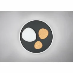 Luminaires Trio Pebble Plafonnier LED Noir, 1 lumière, Télécommandes* Éclairage Led