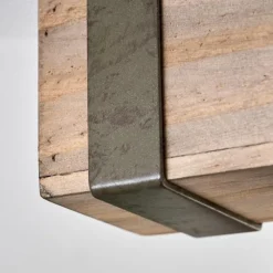 Lampes Industrielles-hofstein Pehefito Plafonnier Gris, Vert, Écru, 3 lumières