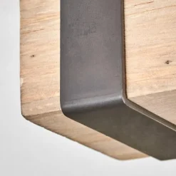 Lampes Industrielles-hofstein Pehefito Plafonnier, Spot de plafond Gris, Écru, 2 lumières