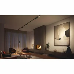 Luminaires Philips Pendule Philips Hue Perifo LED Noir, 1 lumière, Changeur de couleurs