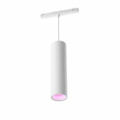 Luminaires Philips Pendule Philips Hue Perifo LED Blanc, 1 lumière, Changeur de couleurs