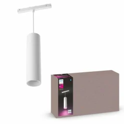 Luminaires Philips Pendule Philips Hue Perifo LED Blanc, 1 lumière, Changeur de couleurs