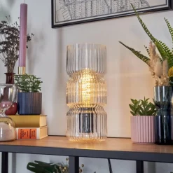 hofstein Penteado Lampe à poser Noir, 1 lumière