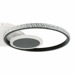 Luminaires Globo Lighting Perlix Plafonnier LED Noir, Blanc, 1 lumière* Éclairage Led