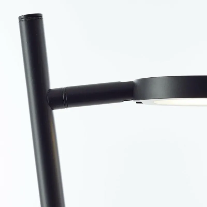 Luminaires Scandinaves-Luminaires Brilliant Pesso Lampadaire LED Noir, 1 lumière