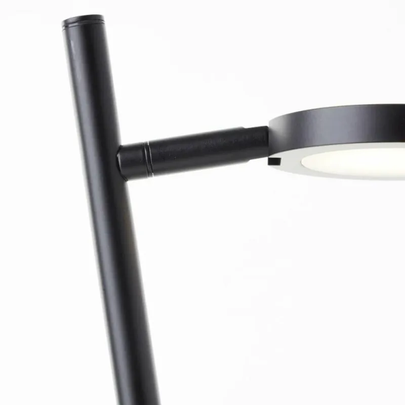 Luminaires Scandinaves-Luminaires Brilliant Pesso Lampe à poser LED Noir, 1 lumière