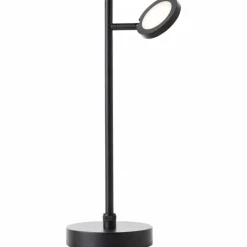 Luminaires Scandinaves-Luminaires Brilliant Pesso Lampe à poser LED Noir, 1 lumière