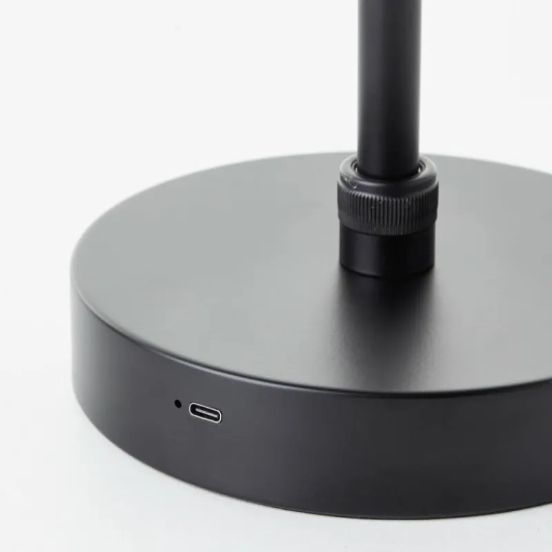 Luminaires Scandinaves-Luminaires Brilliant Pesso Lampe à poser LED Noir, 1 lumière