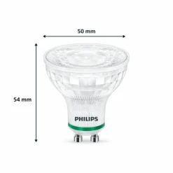 Luminaires Philips Philips Classic LED GU10 2,4 watt 4000 kelvin 380 lumen
