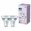 Luminaires Philips Philips Classic Lot de 2 LED GU10 4,6 watt 2700 kelvin 355 lumen