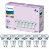 Luminaires Philips Philips Classic Lot de 6 LED GU10 3,5 watt 2700 kelvin 255 lumen