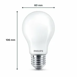 Luminaires Philips Philips Classic Lot de 3 LED E27 7 watt 2700 kelvin 806 lumen