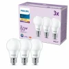 Luminaires Philips Philips Classic Lot de 3 LED E27 8 watt 2700 kelvin 806 lumen