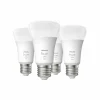 Luminaires Philips Philips Hue - Jeu de 4 LED E27 9 Watt 2700 Kelvin 800 Lumen