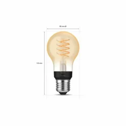 Luminaires Philips Philips Hue E27 LED 7 watts 2100 Kelvin 550 lumens
