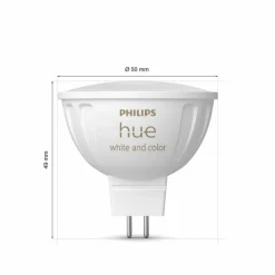 Luminaires Philips Philips Hue LED GU5.3 6,3 Watt 2000-6500 Kelvin 400 Lumen