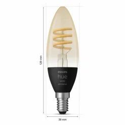 Luminaires Philips Philips Hue Lot de 2 LED E14 4,6 watt 2200-4500 kelvin 350 lumen
