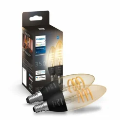 Luminaires Philips Philips Hue Lot de 2 LED E14 4,6 watt 2200-4500 kelvin 350 lumen