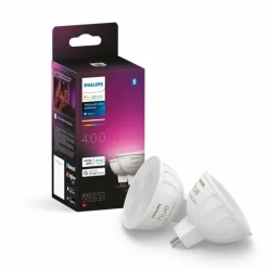 Luminaires Philips Philips Hue Lot de 2 LED GU5.3 6,3 Watt 2000-6500 Kelvin 400 Lumen