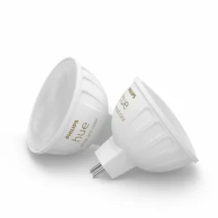 Luminaires Philips Philips Hue Lot de 2 LED GU5.3 6,3 Watt 2000-6500 Kelvin 400 Lumen