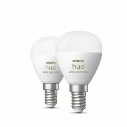Luminaires Philips Philips Hue Set de 2 E14 LED 5,1 Watt 4000 Kelvin 470 Lumen