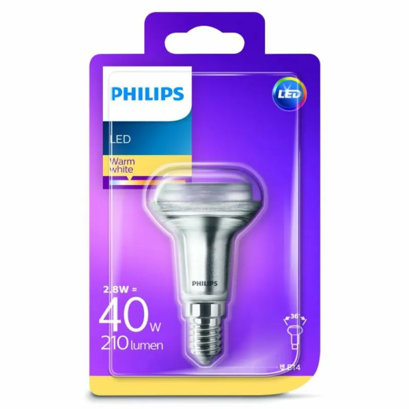 Luminaires Philips Philips LED E14 2,8 Watt 2700 Kelvin 255 Lumen