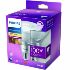 Luminaires Philips Philips LED E27 13 Watt 2700 Kelvin 1000 Lumen