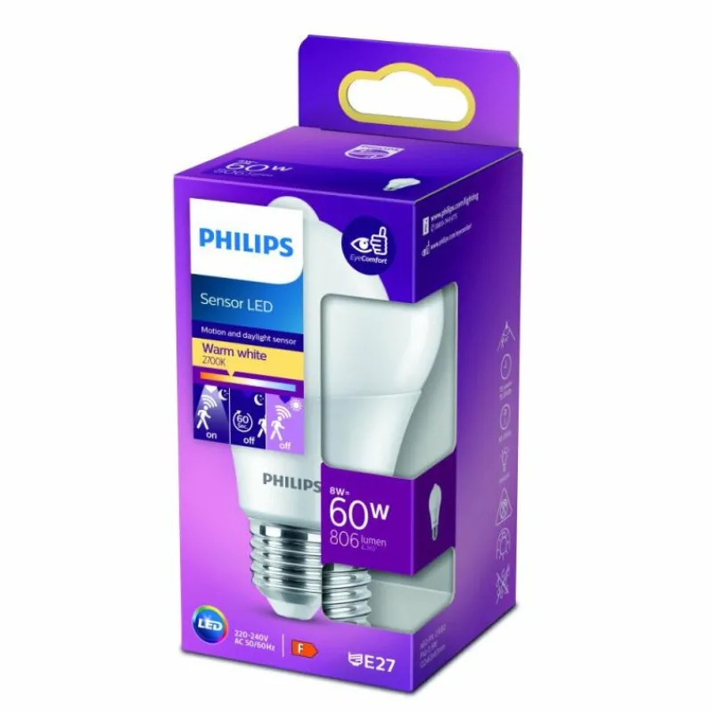 Luminaires Philips Philips LED E27 9 Watt 2700 Kelvin 806 Lumen