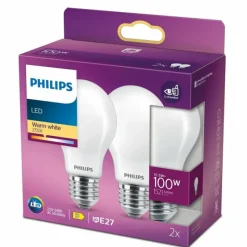 Luminaires Philips Philips 2x LED E27 10,5 Watt 2700 Kelvin 1521 Lumen
