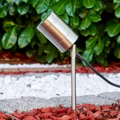 hofstein Pieu de jardin Froslev Chrome, 1 lumière