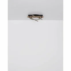 Lampes En Bois-Luminaires Globo Lighting Pikara Plafonnier LED Couleur bois, 1 lumière