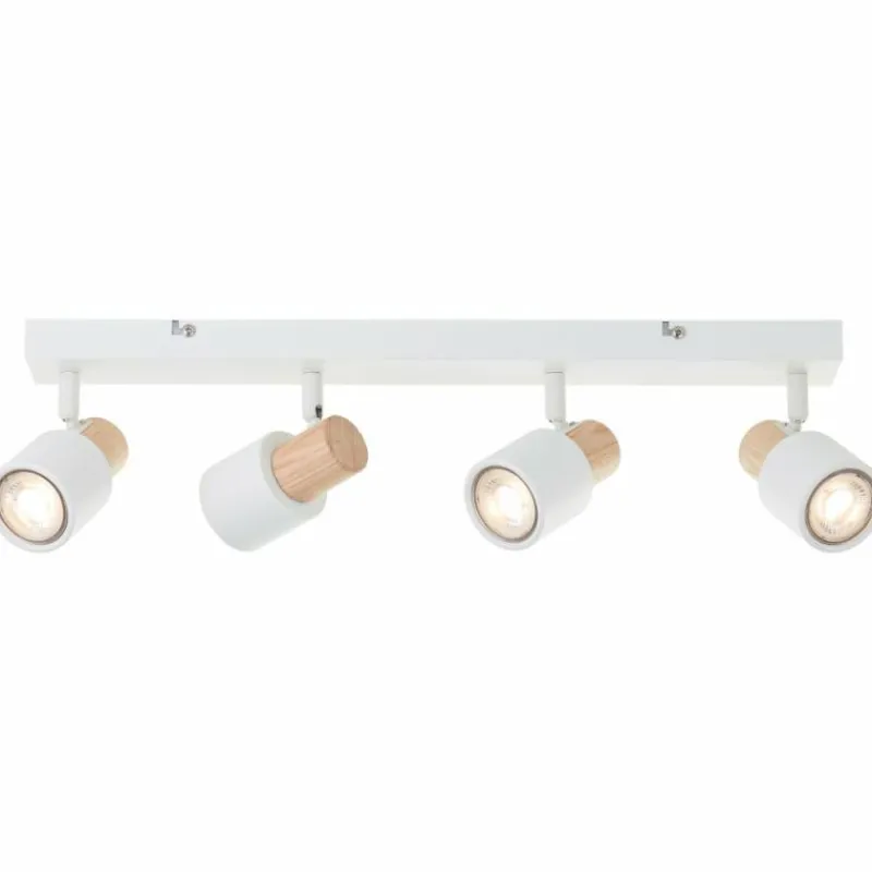 Luminaires Scandinaves-Luminaires Brilliant Pini Spot de plafond Blanc, 4 lumières