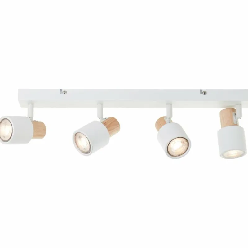 Luminaires Scandinaves-Luminaires Brilliant Pini Spot de plafond Blanc, 4 lumières